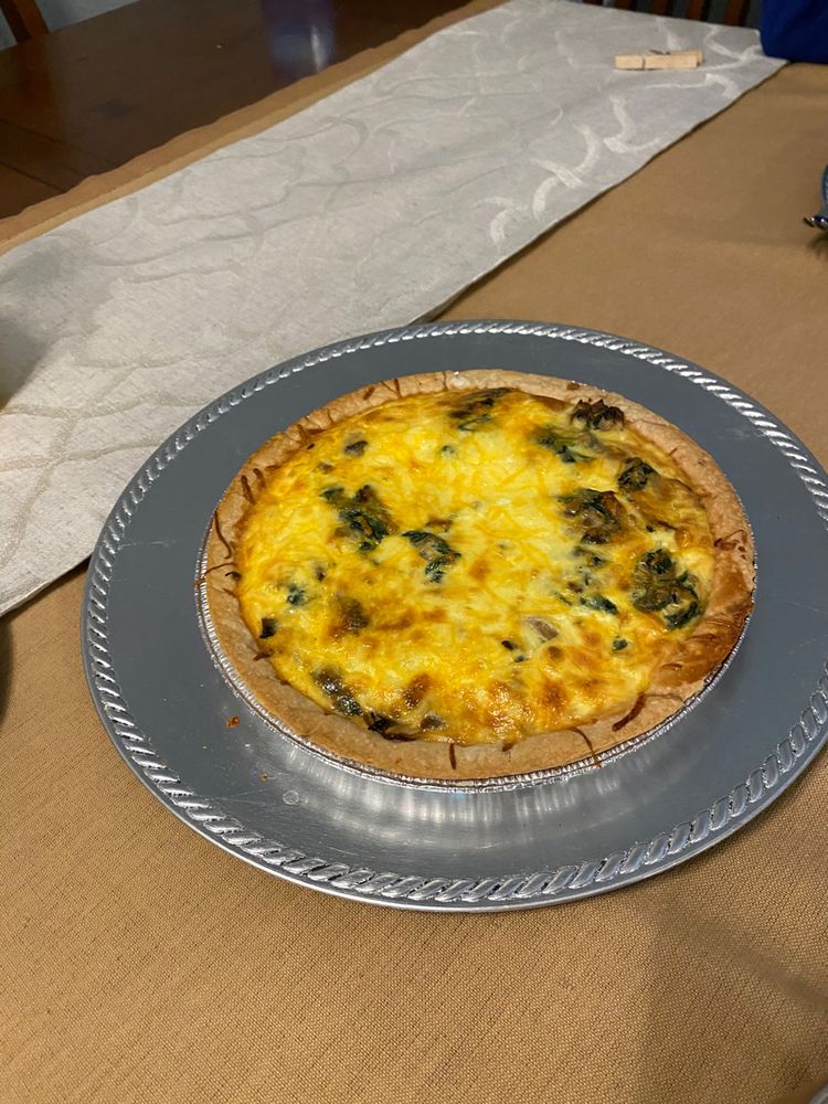 Spinach Mushroom Quiche