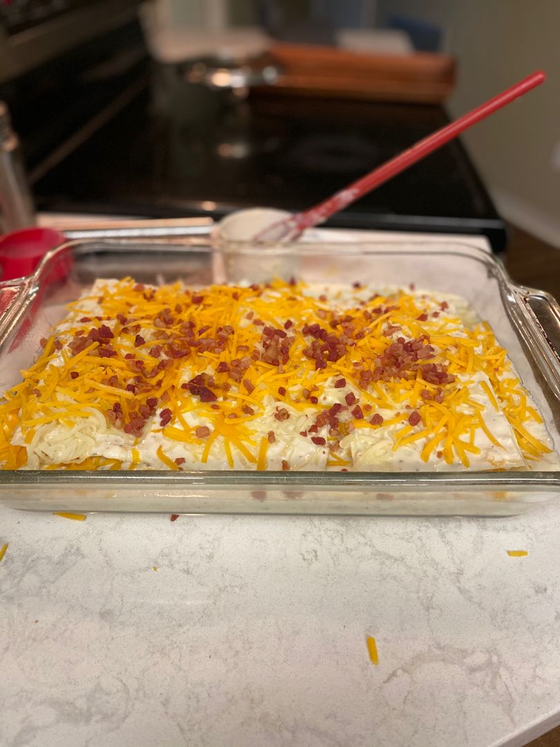 CRACK CHICKEN LASAGNA