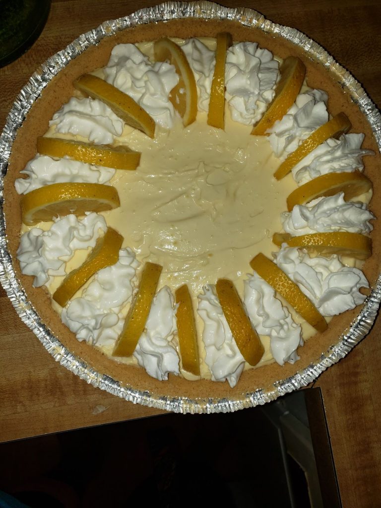 CREAM CHEESE LEMONADE PIE