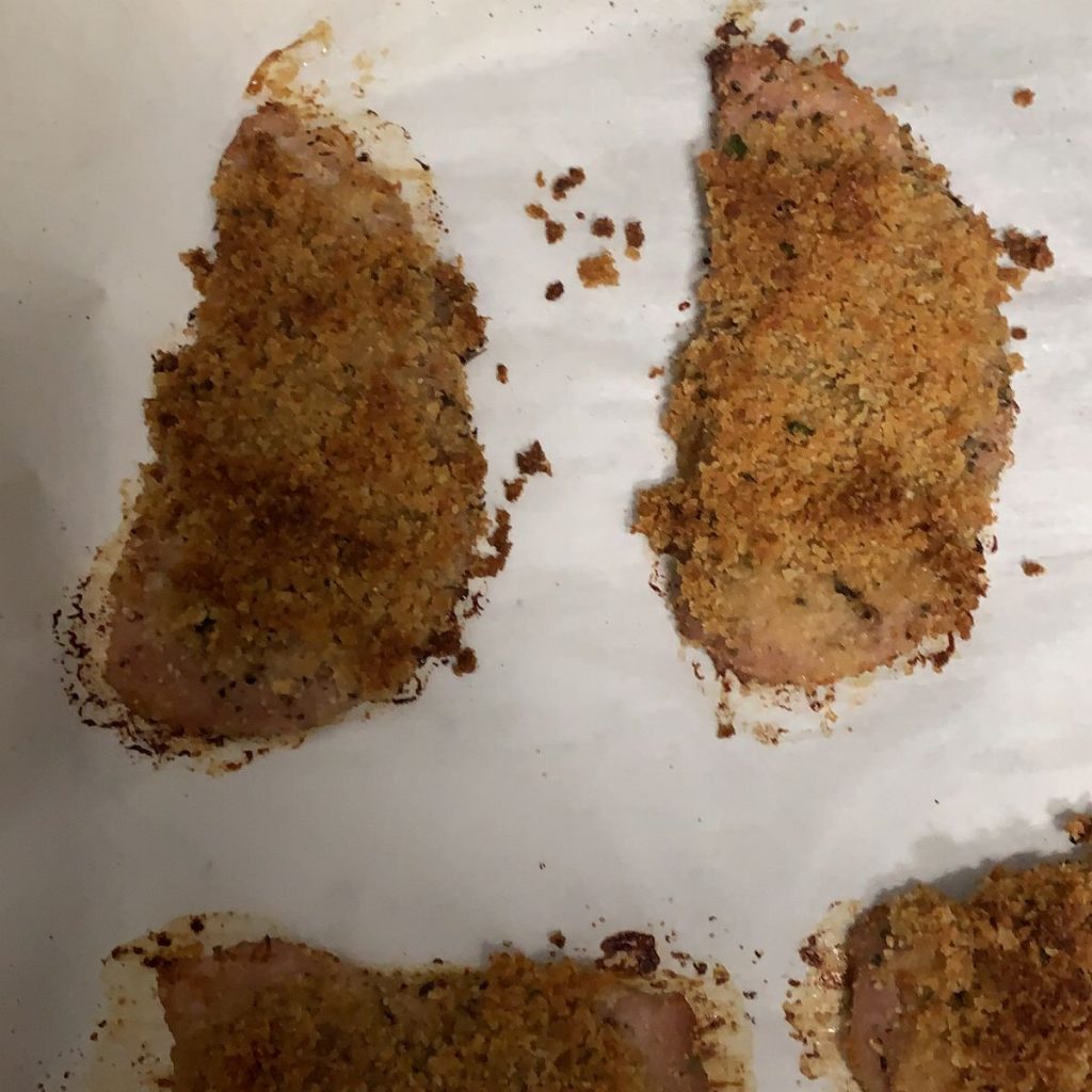 CRUNCHY BAKED PORK CHOPS