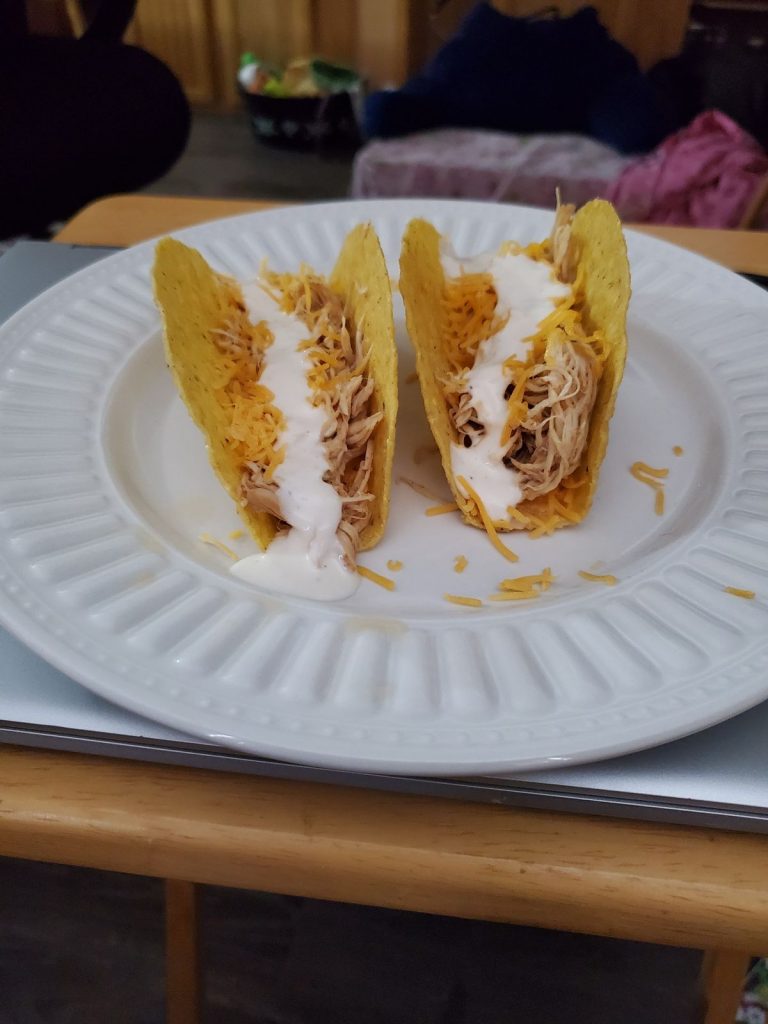 Crock Pot Ranch Chicken Tacos