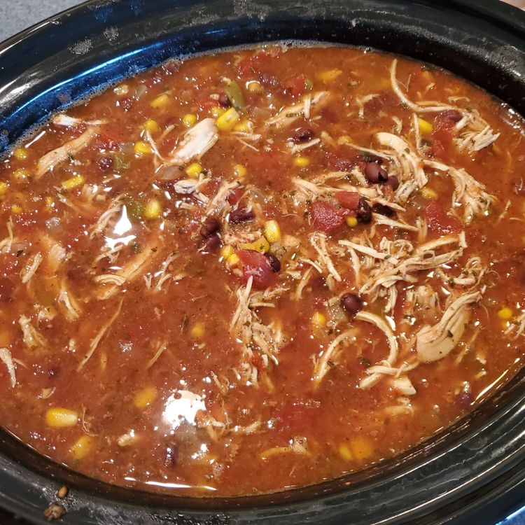 Crock Pot Tortilla Soup