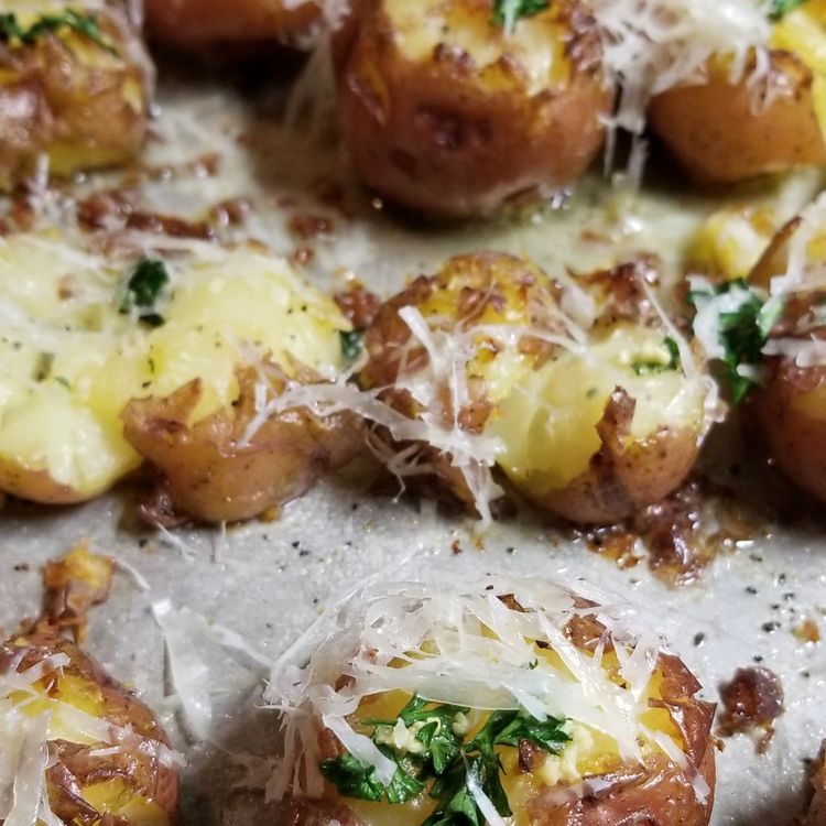 EASY SMASHED POTATO RECIPE