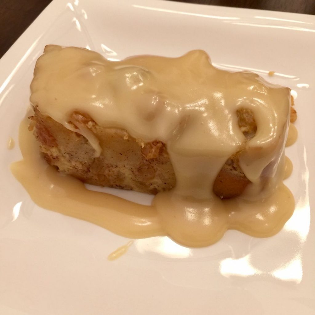 Grandma’s Old Fashioned Bread Pudding with Vanilla Sauce