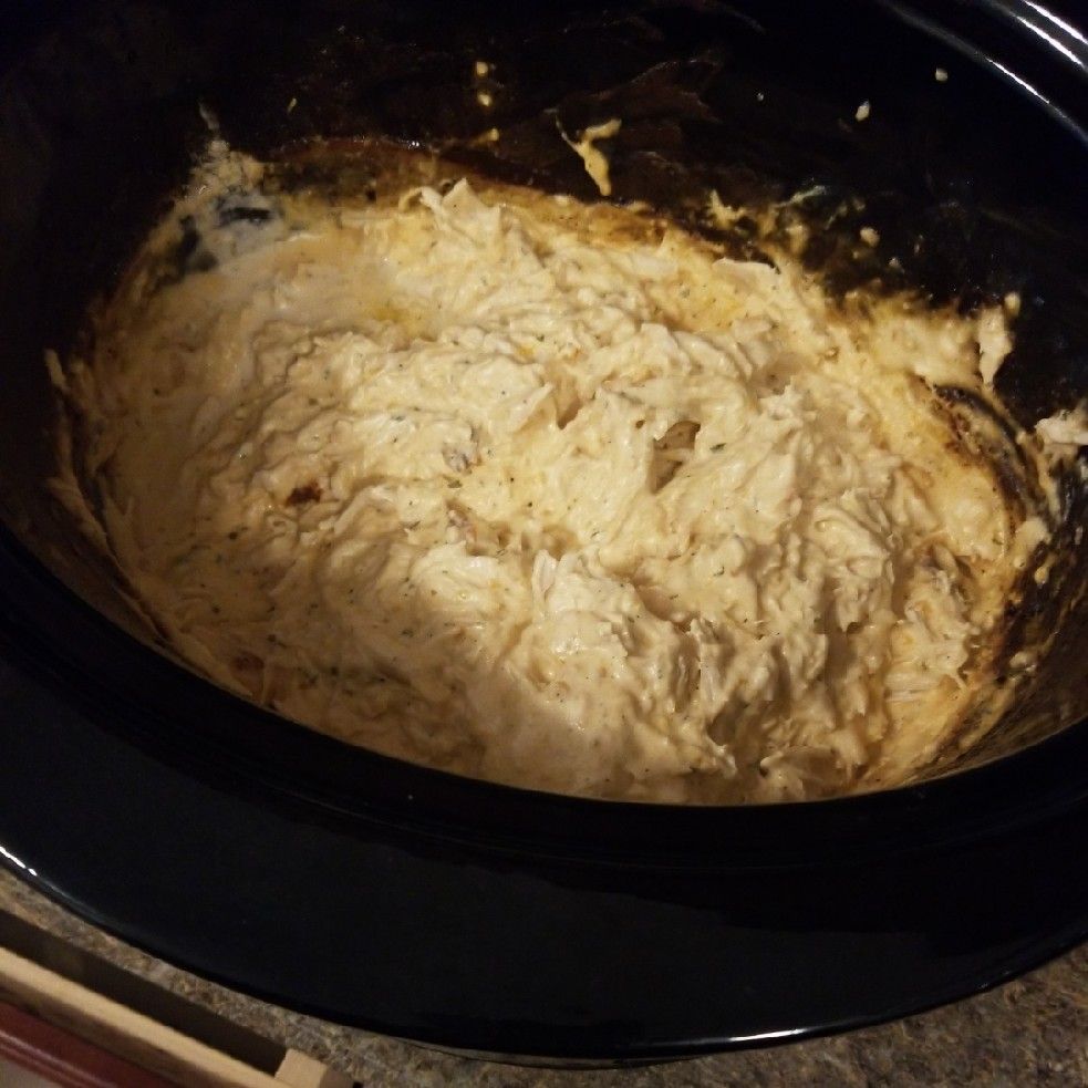 SLOW COOKER CREAM CHEESE CRACK CHICKEN