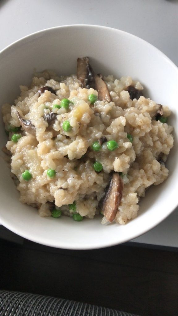Slow Cooker Mushroom Risotto