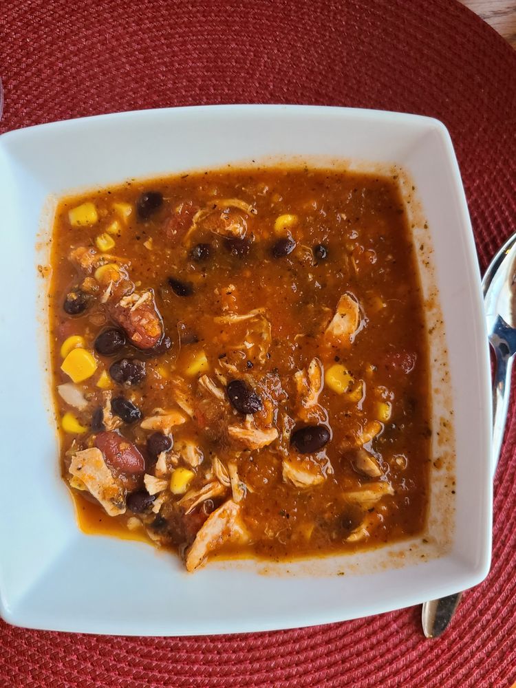 Creamy Chicken Enchilada Soup