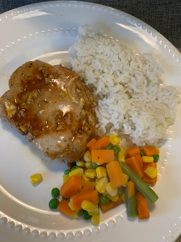 Honey Garlic Baked Pork Chops