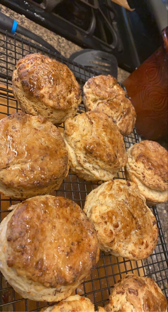 Maple Bacon Cheddar Biscuits (A New Twist on an Old Favorite)