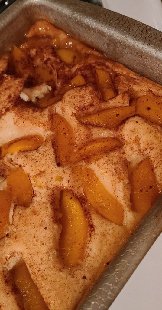 Peach Dump Cake