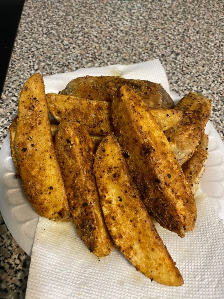 Chicken Fried Potato Wedges