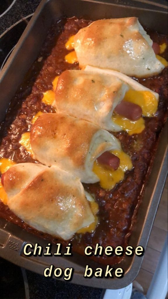 Chili Cheese Dog Bake Dinner