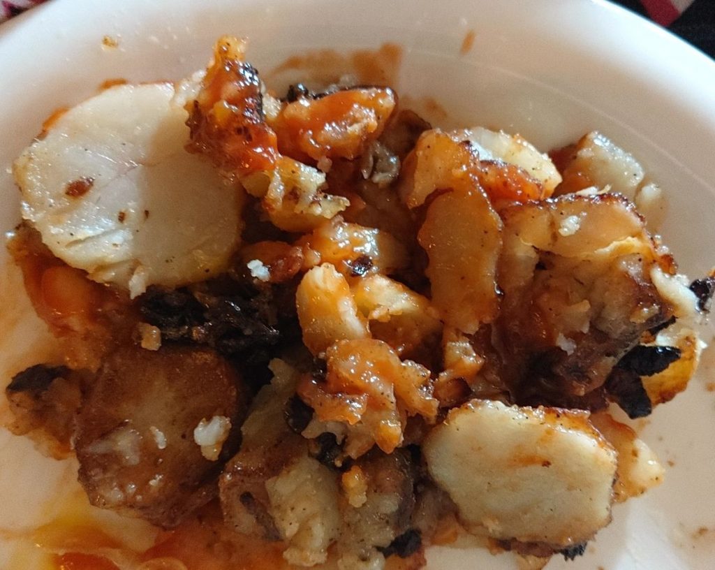 FRIED POTATOES AND ONIONS