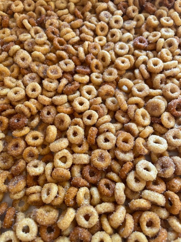 Mini Donut Hot Buttered Cheerios