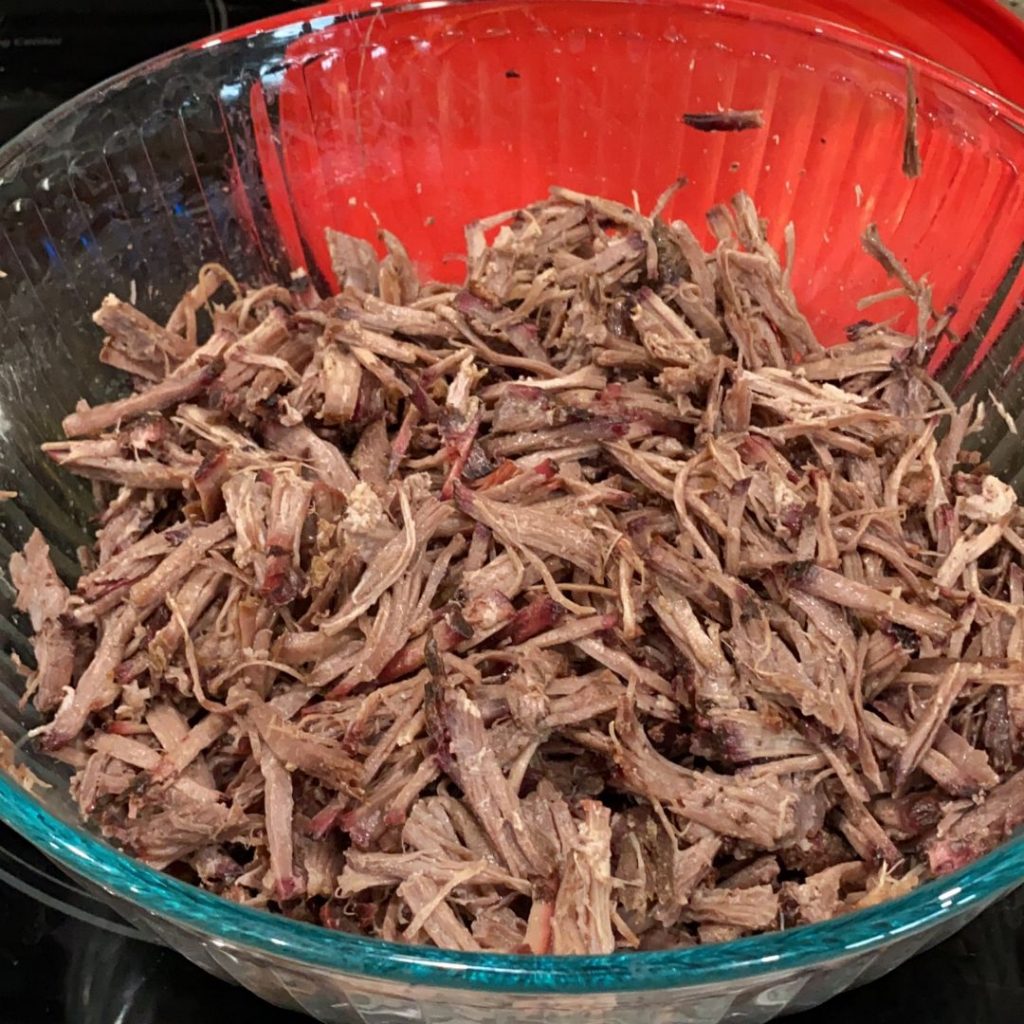 SMOKED CHUCK ROAST (FOR PULLED BEEF)