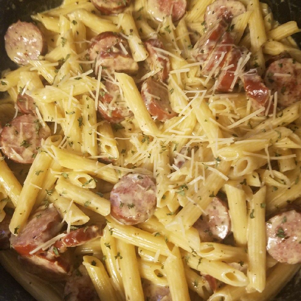 Cajun Smoked Sausage Pasta In 15 Minutes