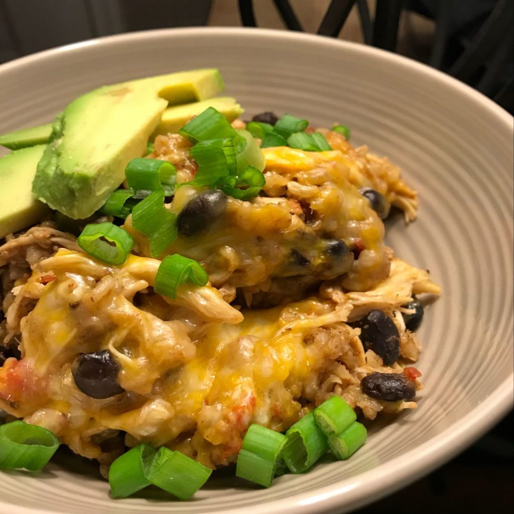 Slow Cooker Chicken Burrito Bowl