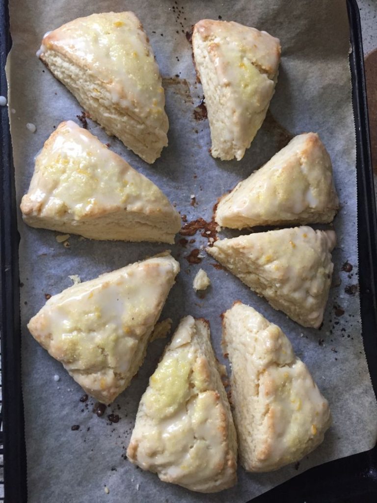 Lemon Cream Scones