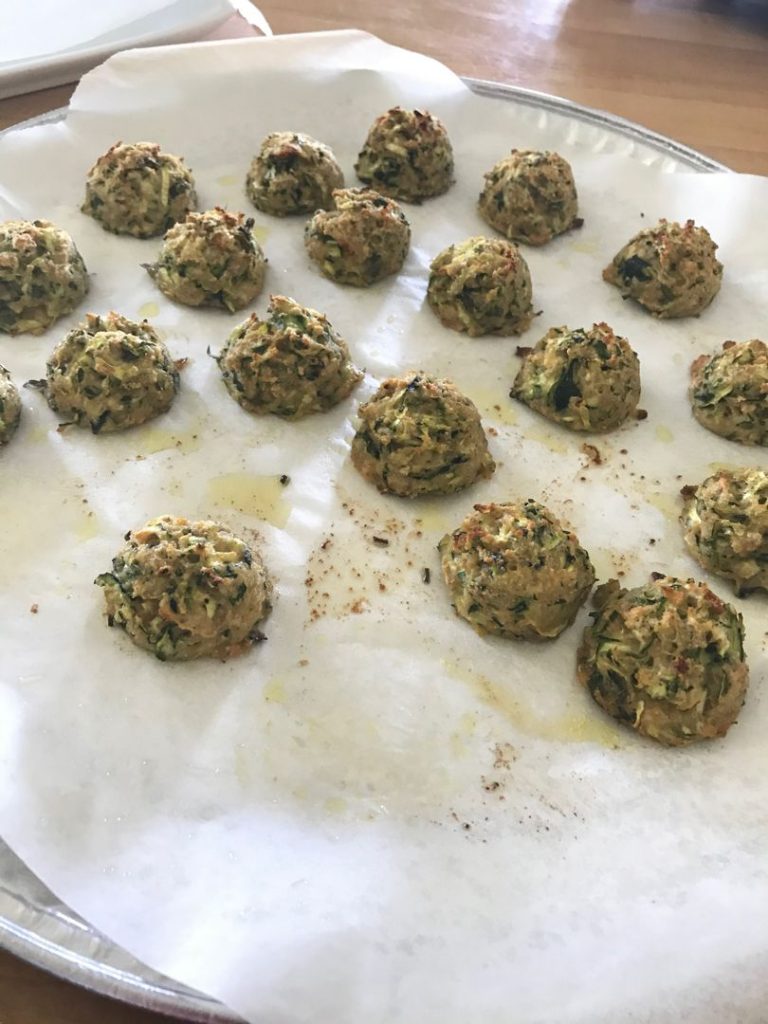 Zucchini Garlic Bites