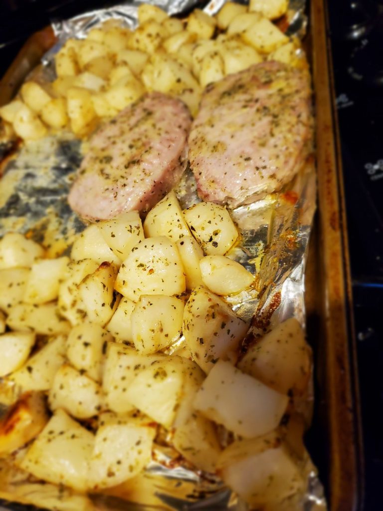 Crockpot Ranch Pork Chops and Potatoes