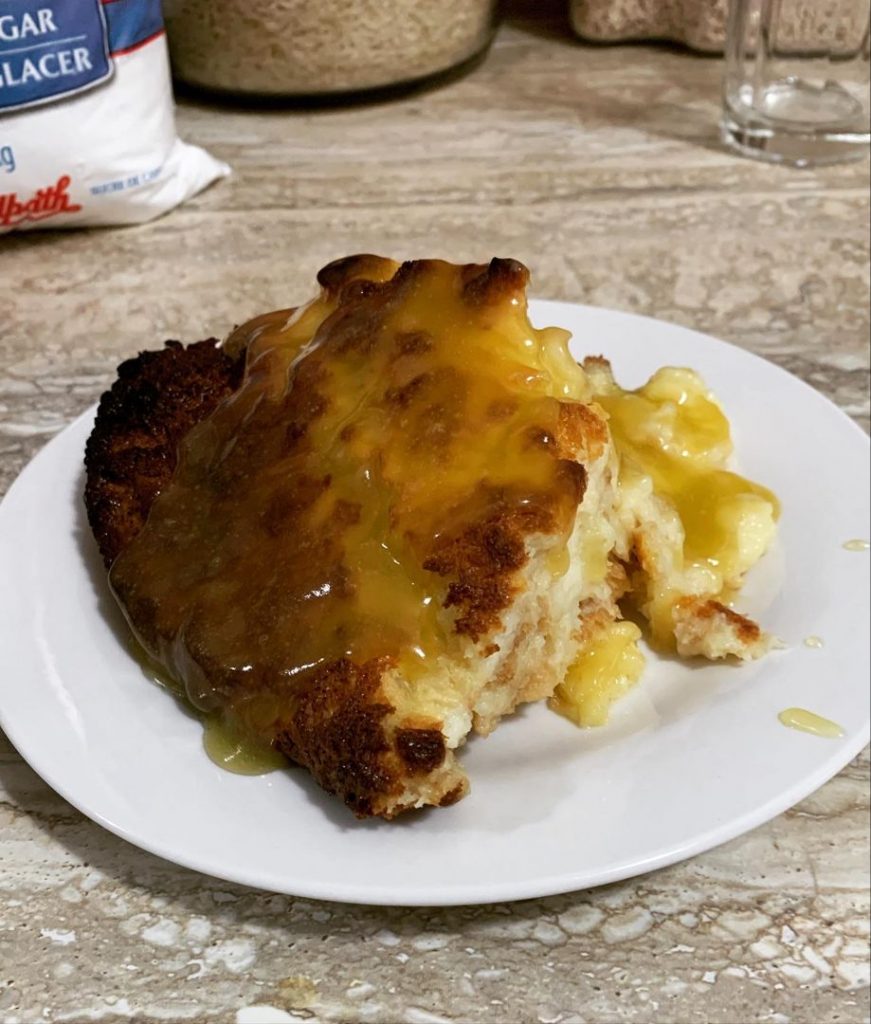 Amaretto Bread Pudding