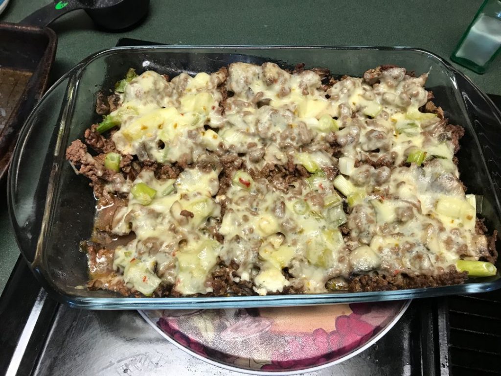 Hamburger Mushroom Bake