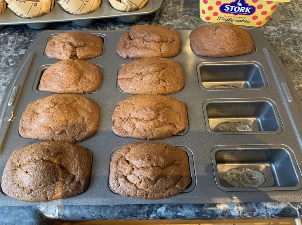 Mini Spiced Gingerbread Loaves