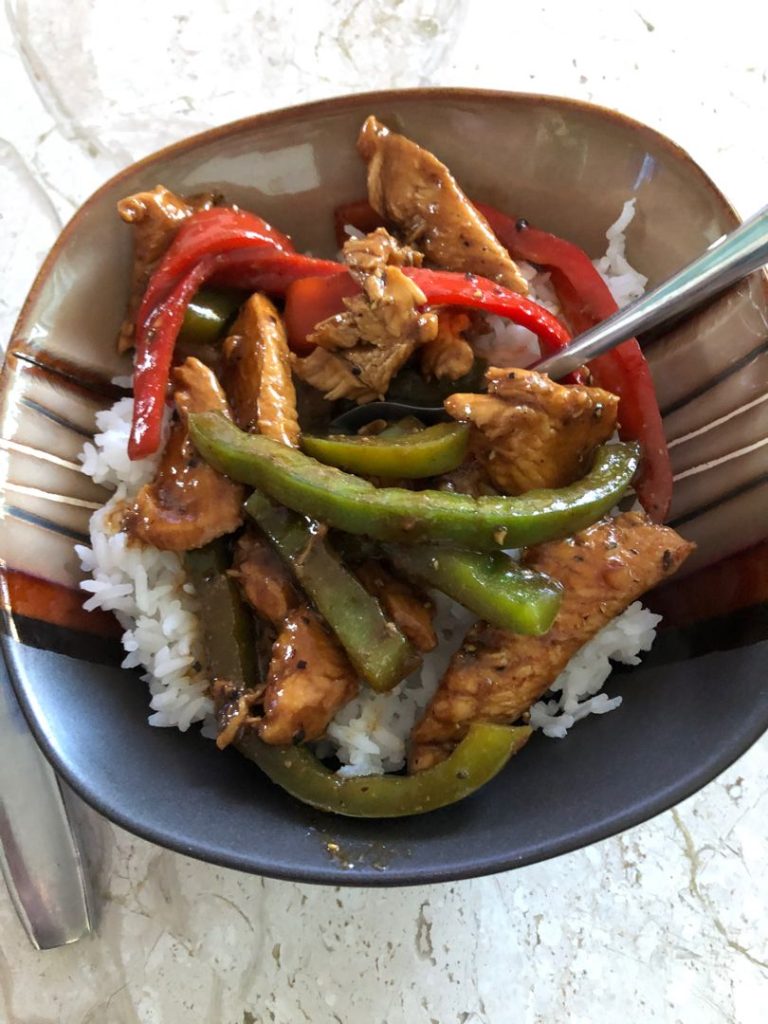 One-Pot Black Pepper Chicken