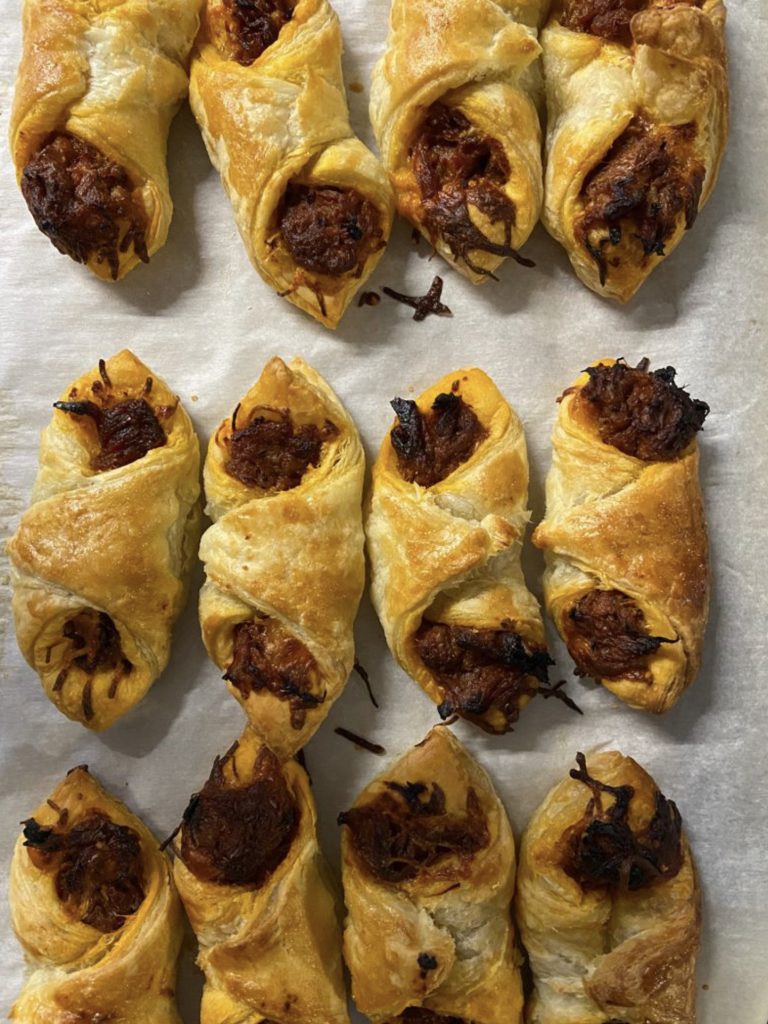 PULLED PORK PASTRY PUFFS