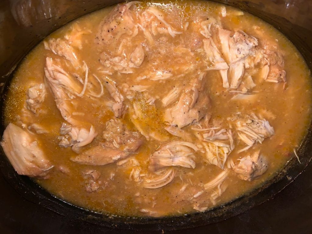 SLOW COOKER CHICKEN BREASTS WITH GRAVY