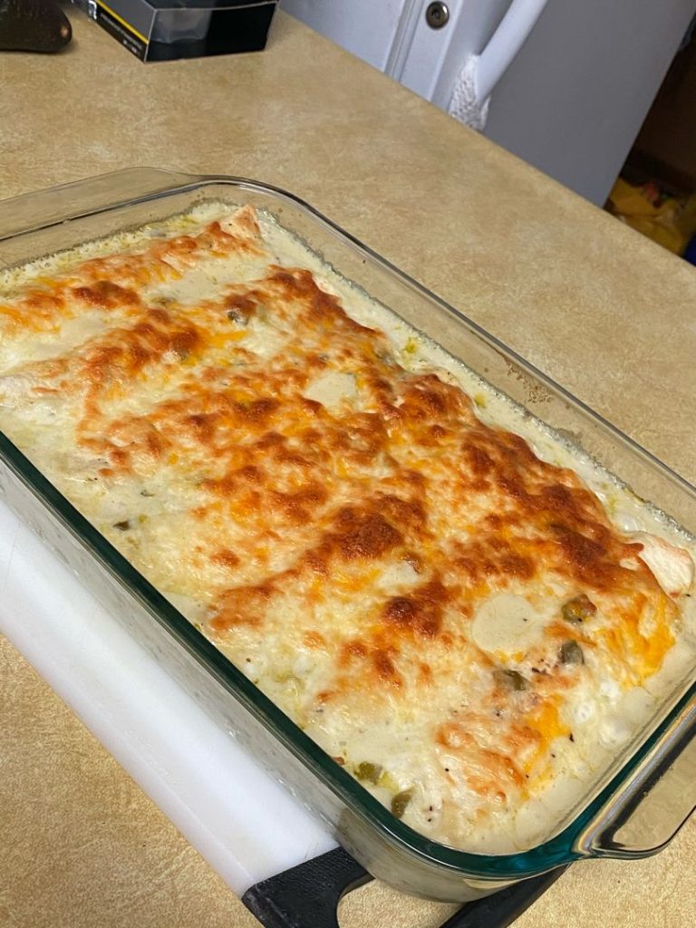 White Chicken Enchiladas