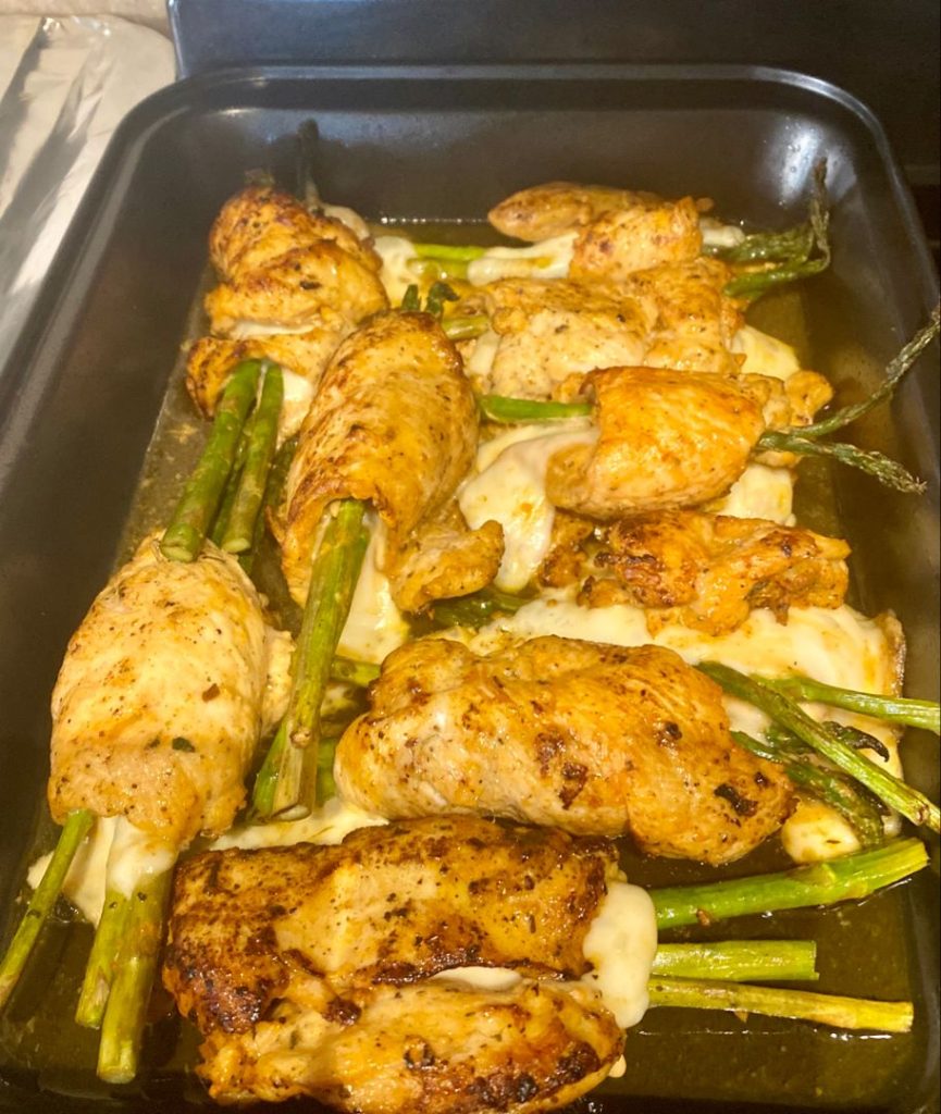 ASPARAGUS STUFFED CHICKEN BREAST