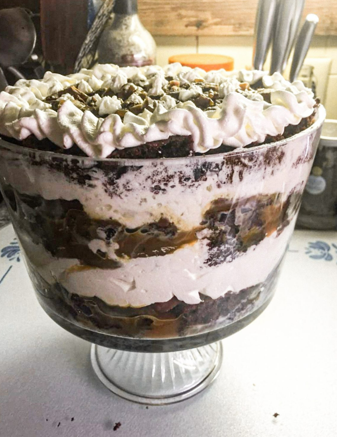 Snowy Chocolate Winter Trifle Recipe With Edible Trees 59 Off