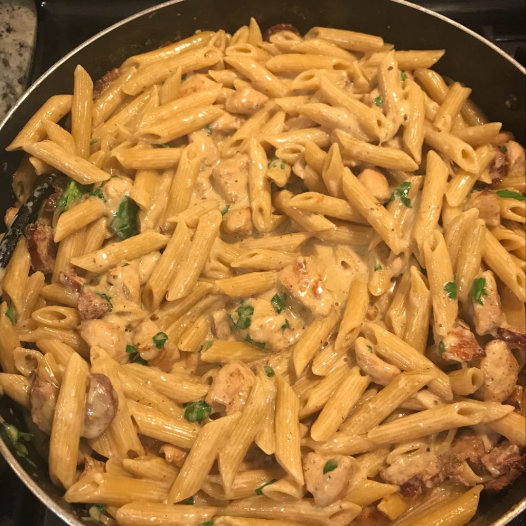 Cajun Chicken And Broccoli Alfredo