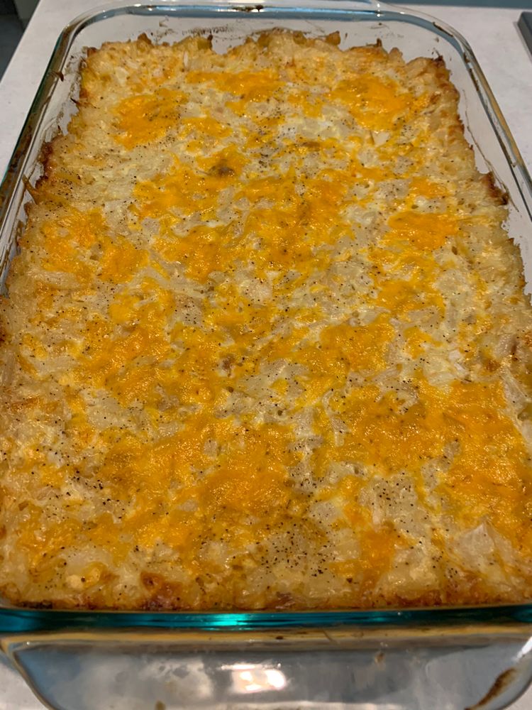 Cheesy Hashbrown Potato Casserole