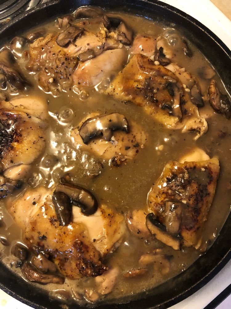 Chicken with Mushroom Gravy