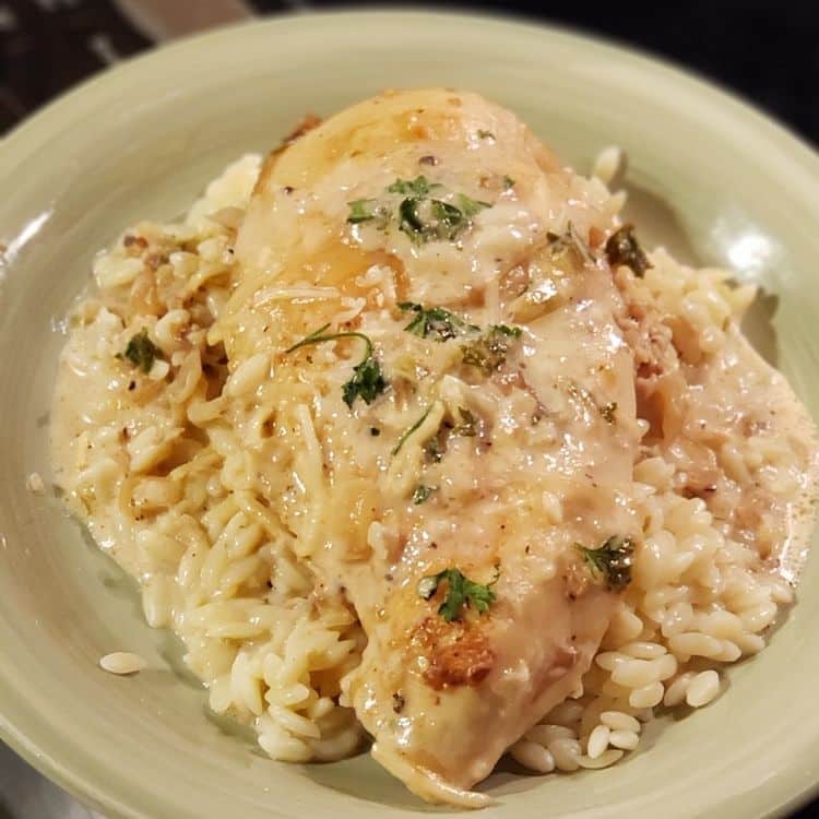 Creamy Lemon Garlic Chicken