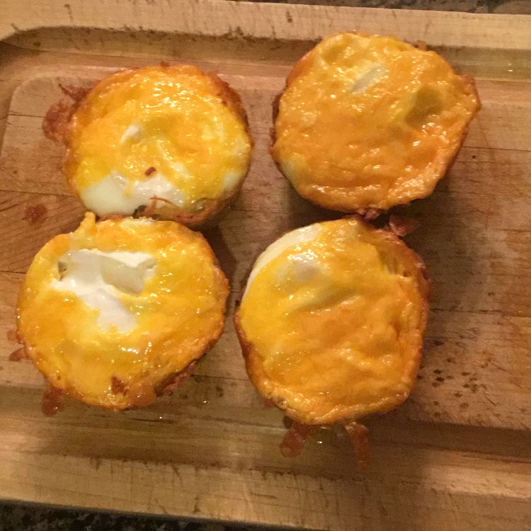 Hash Brown Egg Nests With Avocado