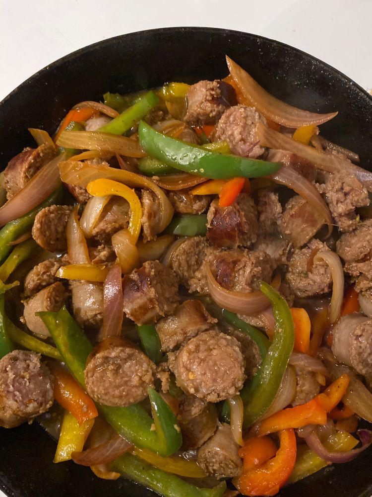 Italian Sausage, Onions and Peppers Skillet