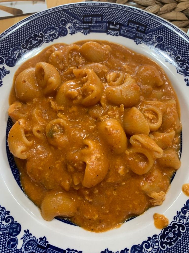 Mexican Pasta Shells with Ground Beef