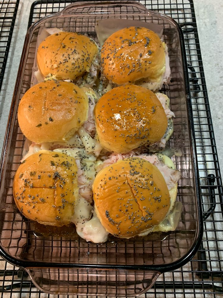 Poppy Seed Ham and Cheese Sliders