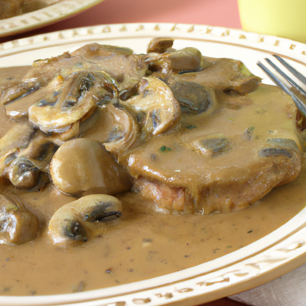 The Best Pork Chops In Mushroom Gravy Recipe