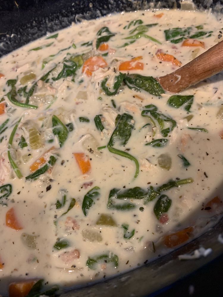 Creamy Crockpot Chicken Gnocchi Soup