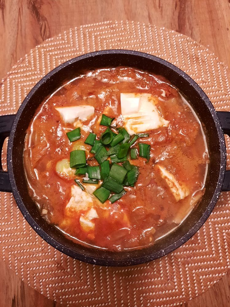the best Korean silken tofu soup
